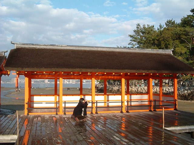 世界遺産・特別名勝・特別史跡・宮島・厳島神社右楽房の写真の写真
