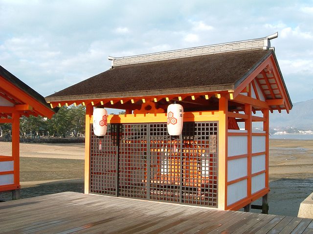 世界遺産・特別名勝・特別史跡・宮島・厳島神社左門客神社の写真の写真