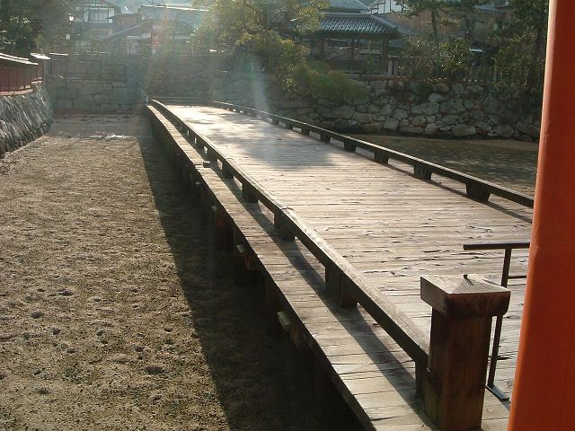 世界遺産・特別名勝・特別史跡・宮島・厳島神社・長橋の写真の写真