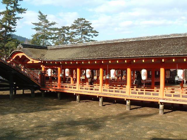 世界遺産・特別名勝・特別史跡・宮島・厳島神社・西廻廊の写真の写真