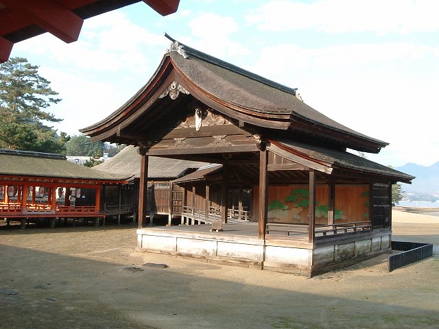 世界遺産・特別名勝・特別史跡・宮島・厳島神社・能舞台の写真の写真