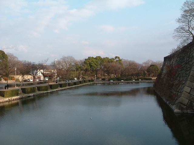 特別史跡・大阪・大阪城・内堀の写真の写真