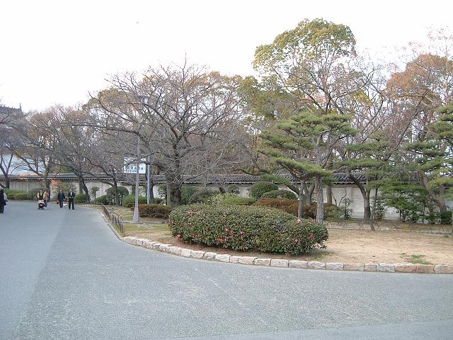 特別史跡・大阪・大阪城・正面奥全体が西の丸の写真の写真