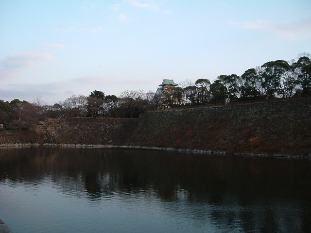特別史跡・大阪・西外濠と大阪城の写真の写真