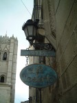 世界遺産・アビラ・旧市街の店舗の看板１