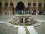 世界遺産・グラナダ・アルハンブラ宮殿・ライオンの中庭