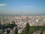 世界遺産・グラナダ・アルハンブラ宮殿・見張り塔から見るグラナダ市街