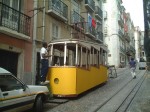 ポルトガル・リスボン・修理中のケーブルカー