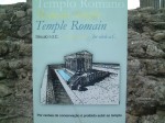 世界遺産・エヴォラ・ローマ人の神殿の案内図