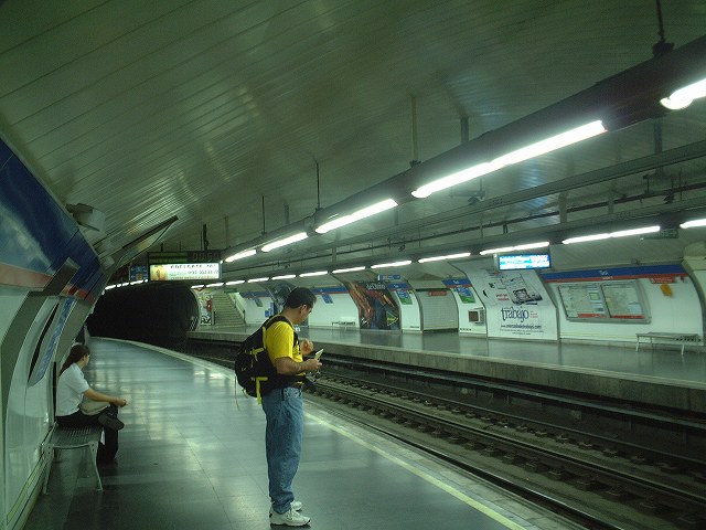 マドリッド・地下鉄の駅の写真の写真