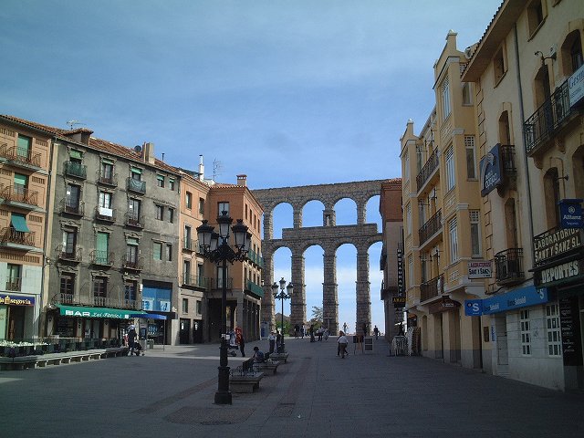 世界遺産・セゴビア・アソゲホ広場の写真の写真