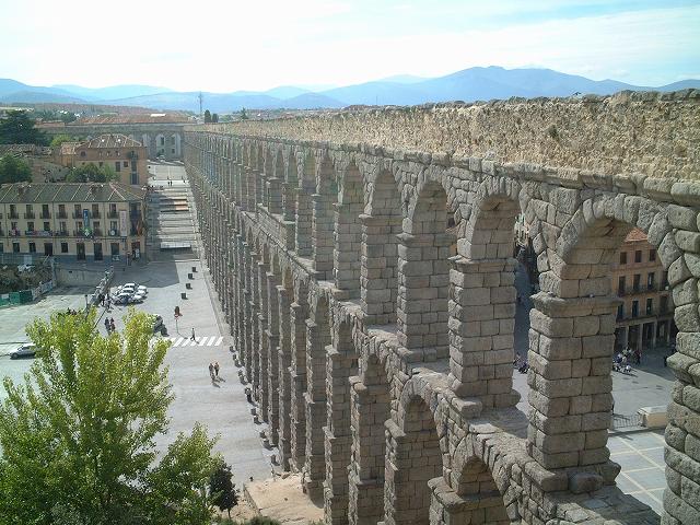 世界遺産・セゴビア・ローマ水道橋の写真の写真