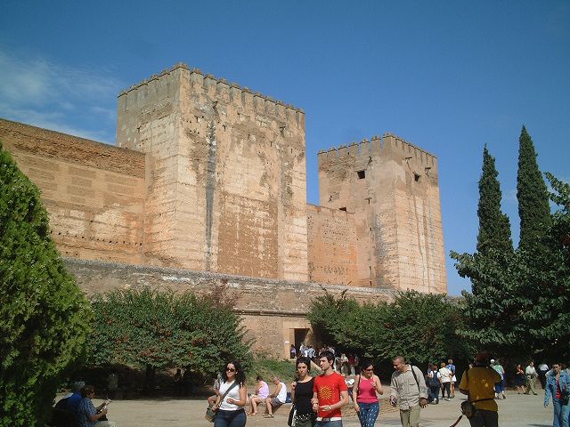 世界遺産・グラナダ・アルハンブラ宮殿・見張り塔の写真の写真