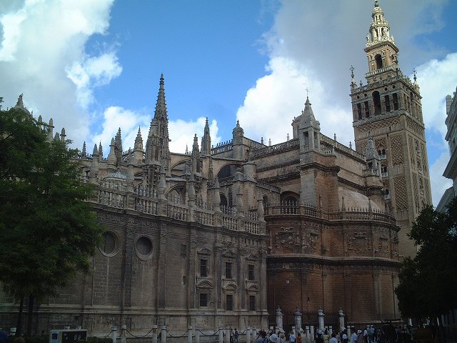 世界遺産・セビージャの大聖堂、アルカサルとインディアス古文書館の写真の写真