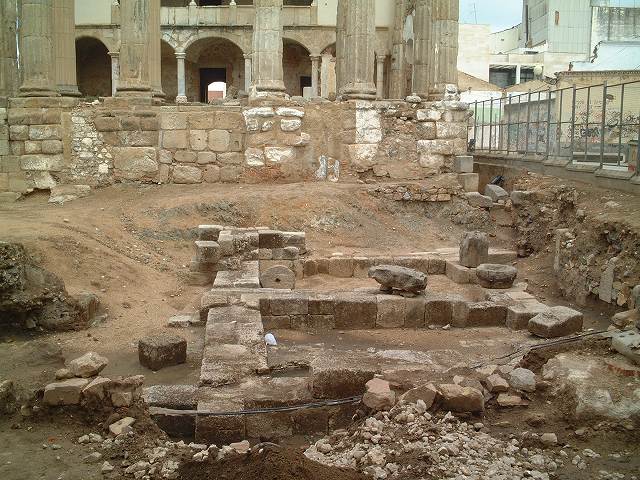 世界遺産・メリダ・廃墟が町に点在するの写真の写真