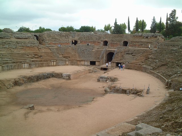 世界遺産・メリダ・円形劇場の写真の写真
