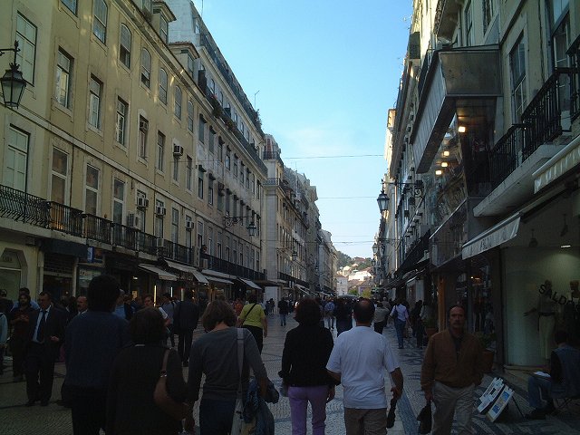 リスボン・オウロ通りの写真の写真