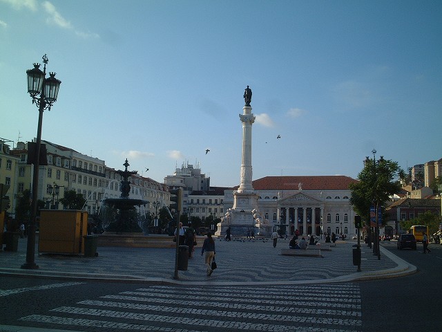 リスボン・ロシオ広場の写真の写真