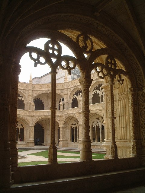 リスボン・ジェロニモス修道院・回廊の装飾の写真の写真