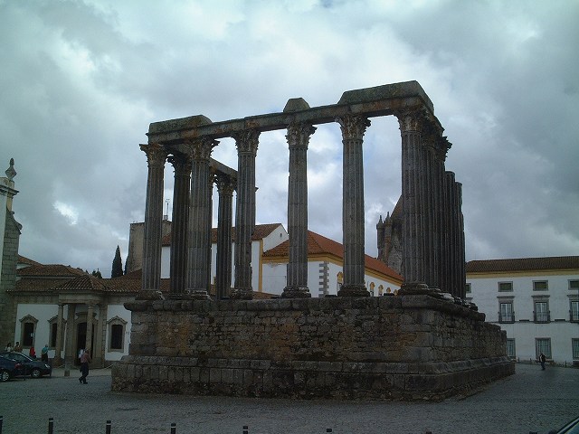 世界遺産・エヴォラ・月の女神ディアナに捧げられたディアナ神殿の写真の写真