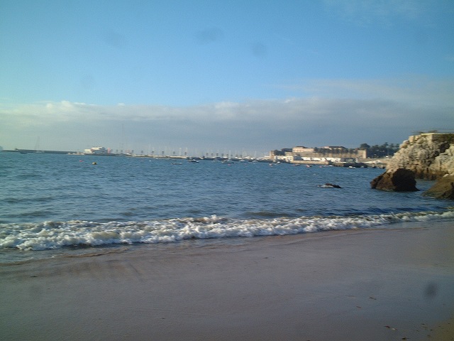 カスカイスの海岸の写真の写真