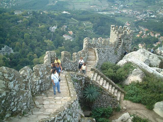 世界遺産・シントラ・ムーアの城跡の写真の写真