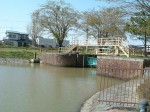 石巻・石井閘門・かつては物流に使われていた北上運河