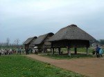 特別史跡・青森・三内丸山遺跡・復元された掘立柱建物