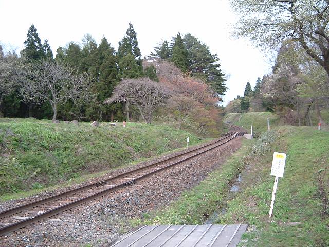 北上・家の前を通る線路の写真の写真