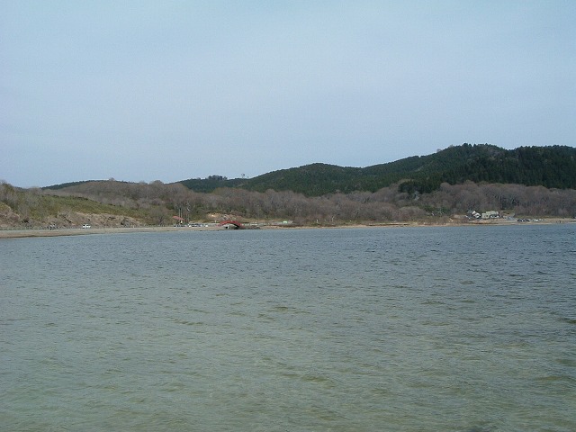 霊場恐山・来た方向を眺めるの写真の写真