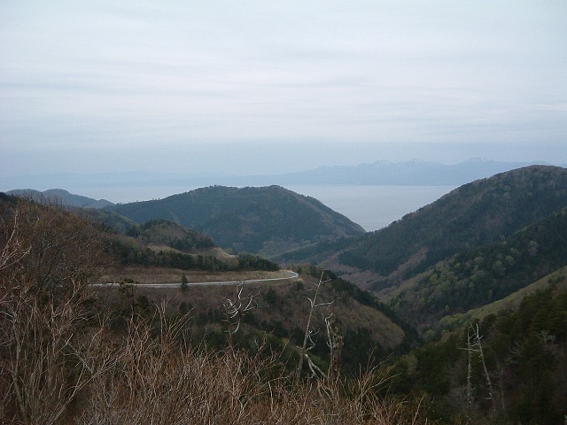 平舘海峡を眺めるの写真の写真