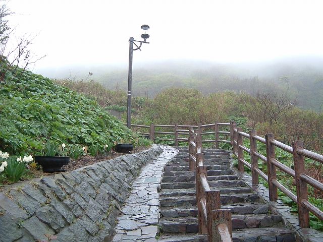 竜飛岬・階段国道・絶対に車やバイクは走れない国道の写真の写真
