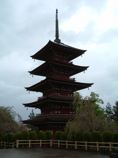 弘前・最勝院五重塔の写真の写真
