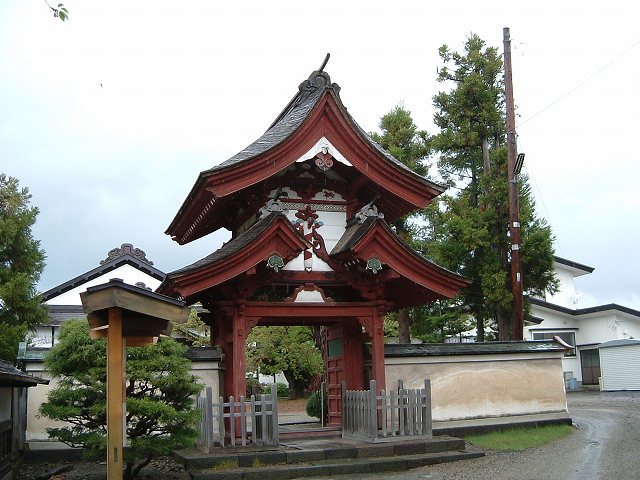 弘前・誓願寺山門の写真の写真