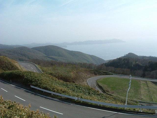 津軽半島・ヘアピンカーブの写真の写真