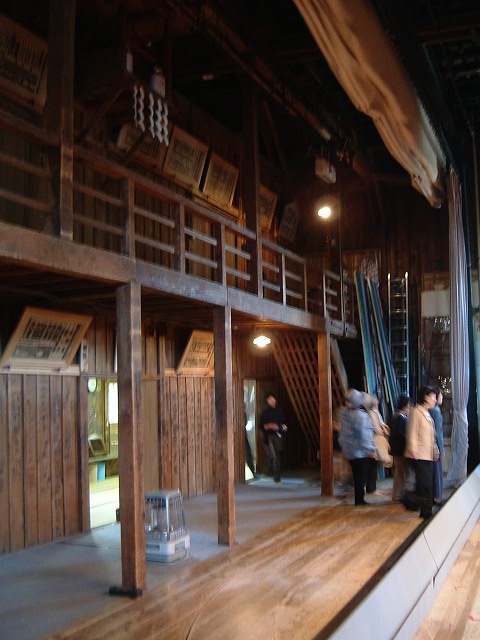 小坂・康楽館・舞台裏は2層構造の写真の写真