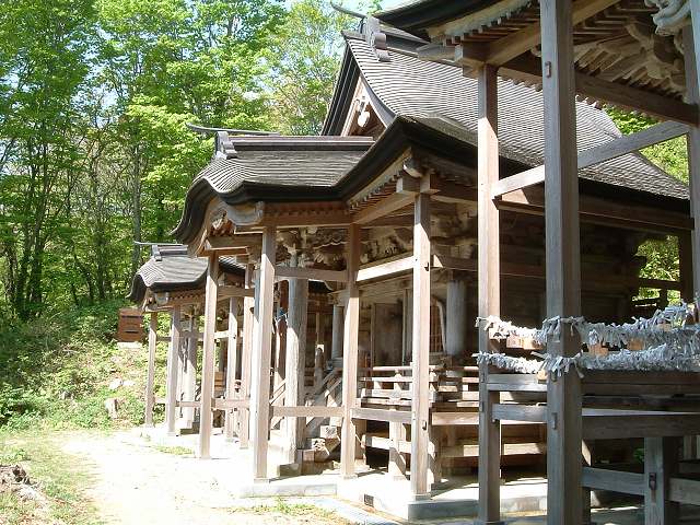 男鹿・赤神神社五社堂八王子堂の写真の写真