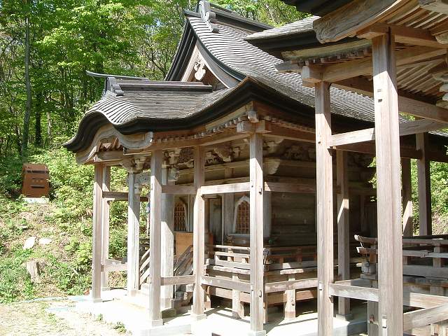 男鹿・赤神神社五社堂十禅師堂の写真の写真