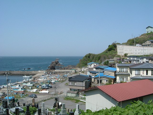 男鹿の集落の写真の写真