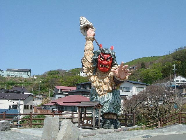 男鹿半島・名物なまはげの写真の写真