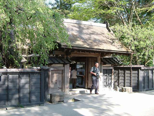 重要伝統的建造物群保存地区・角館・青柳家住宅・薬医門の写真の写真