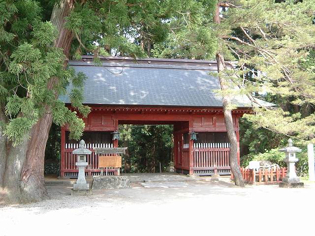 羽黒山・出羽三山神社・随神門の写真の写真