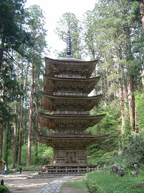 羽黒山・出羽三山神社・平将門建立の五重塔の写真の写真