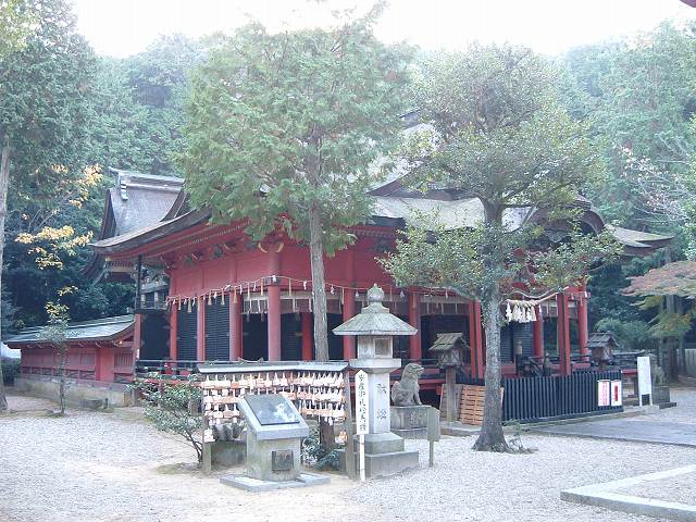 重要文化財・六所神社本殿、幣殿、拝殿の写真の写真