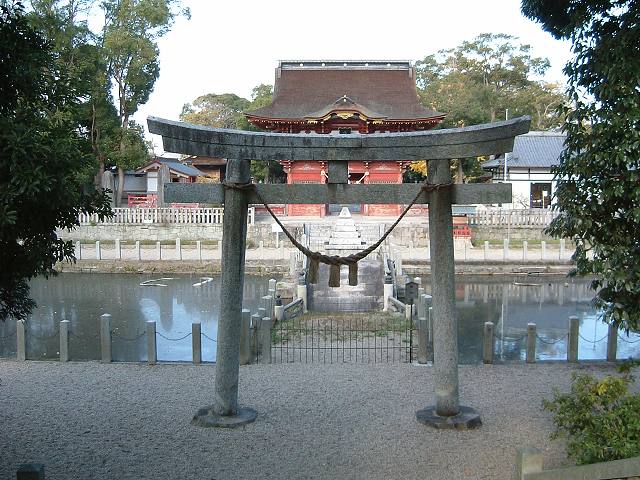 重要文化財・伊賀八幡宮鳥居の写真の写真