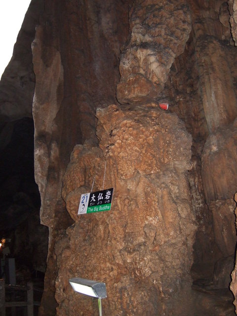 特別天然記念物・秋芳洞・大仏岩の写真の写真