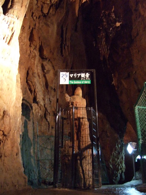 特別天然記念物・秋芳洞・マリア観音の写真の写真