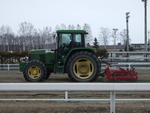 北海道遺産・ばんえい競馬・馬場を整地するトラック