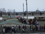 北海道遺産・ばんえい競馬・馬と一緒に移動しながら観戦