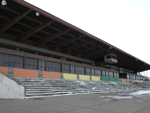 北海道遺産・ばんえい競馬・地方競馬の名残を残す観覧席の写真の写真